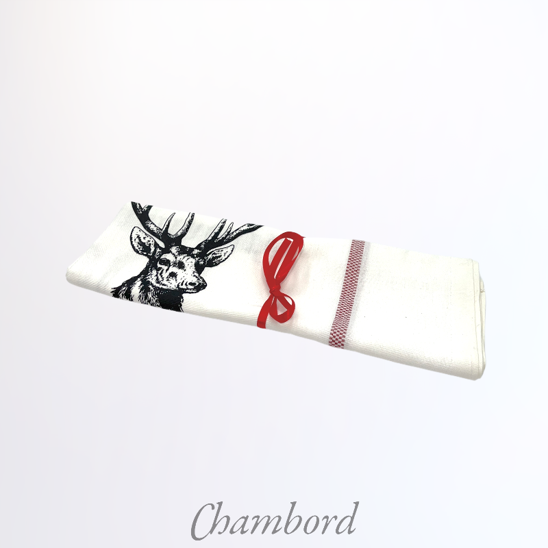 Chambord tea towel - Deer