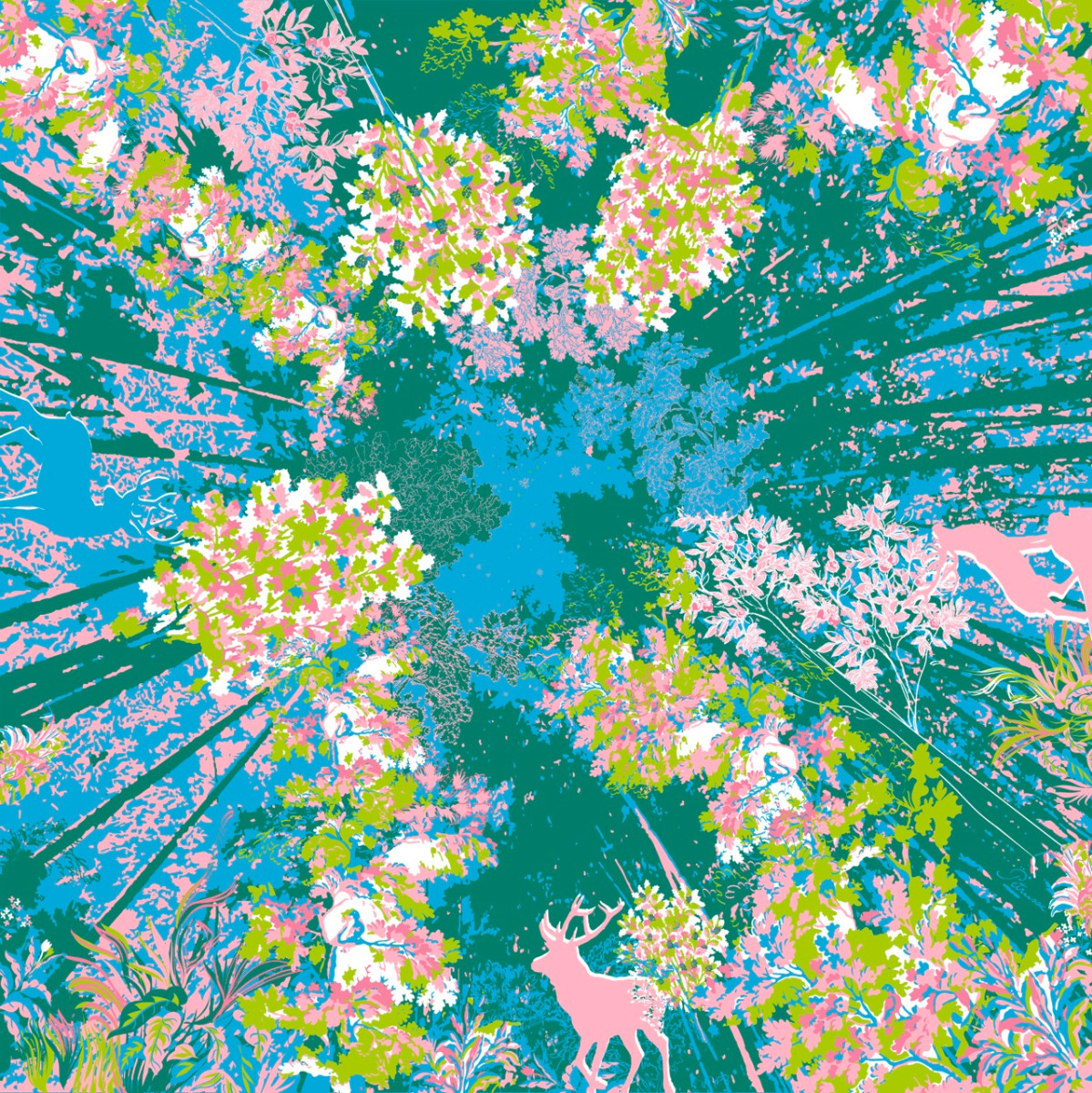 Multicolored Silk Scarf – Chambord x Maison Petrusse