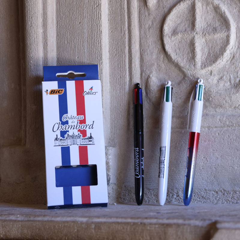 Coffret 3 stylos BIC® 4 couleurs collector Chambord 