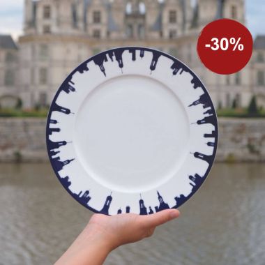 Chambord x Pillivuyt – Assiette en porcelaine 22 cm