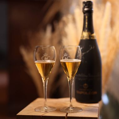 Coffret 6 flûtes à Champagne Chambord
